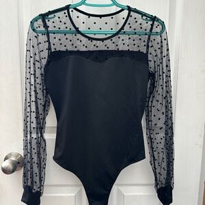SHEIN Black Bodysuit
